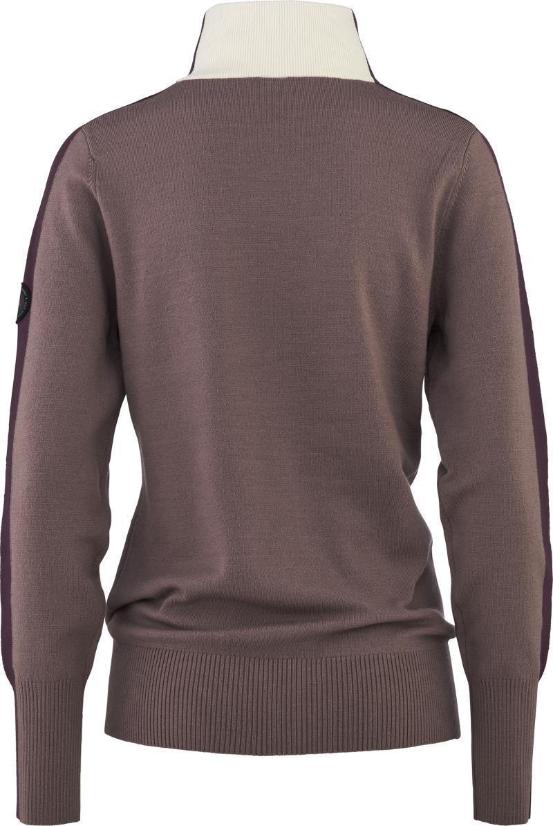 Voss Knit Half Zip - Womens - Taupe 2