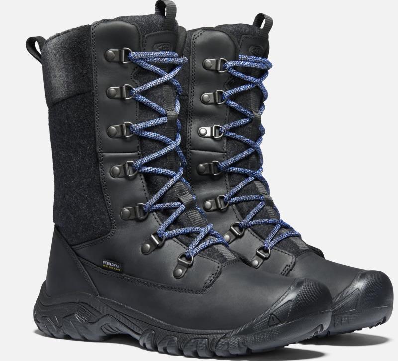 Greta Tall Boot WP - Womens - Black / Black 5