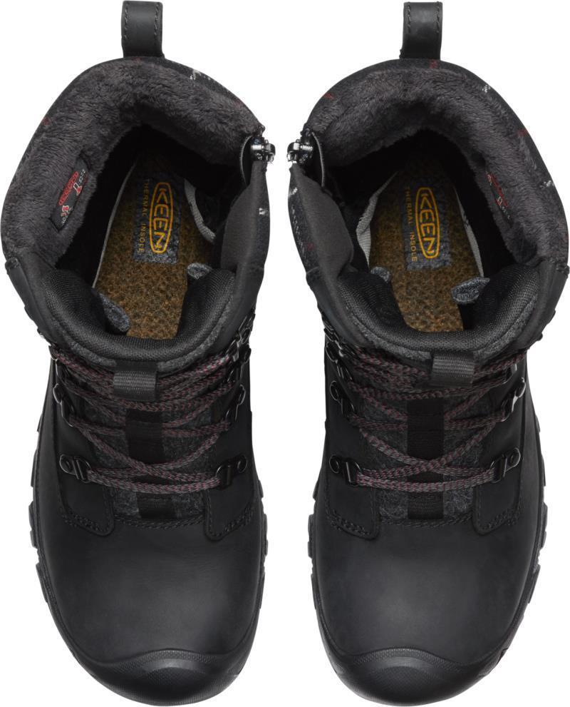 Greta Tall Boot WP - Womens - Black / Black Plaid 4