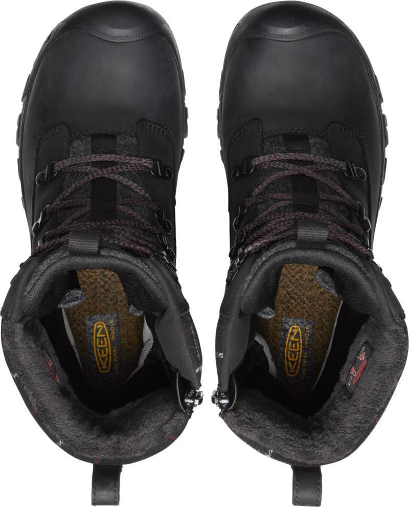 Greta Tall Boot WP - Womens - Black / Black Plaid 6