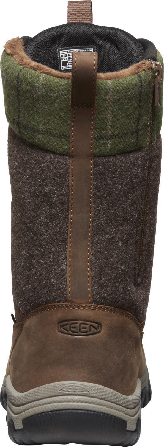 Greta Tall Boot WP - Womens - Dark Earth / Green Plaid 7