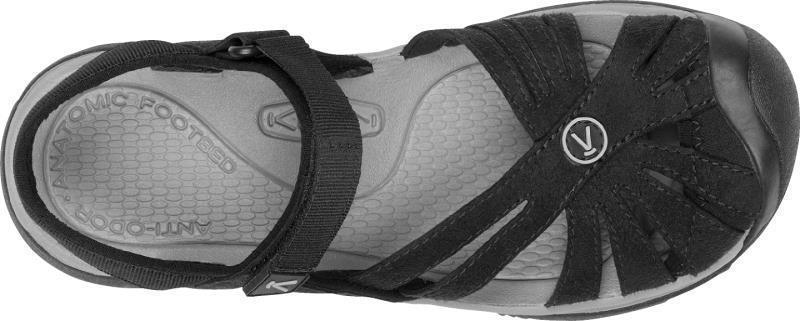 Rose Sandal - Womens - Black / Neutral Gray 4