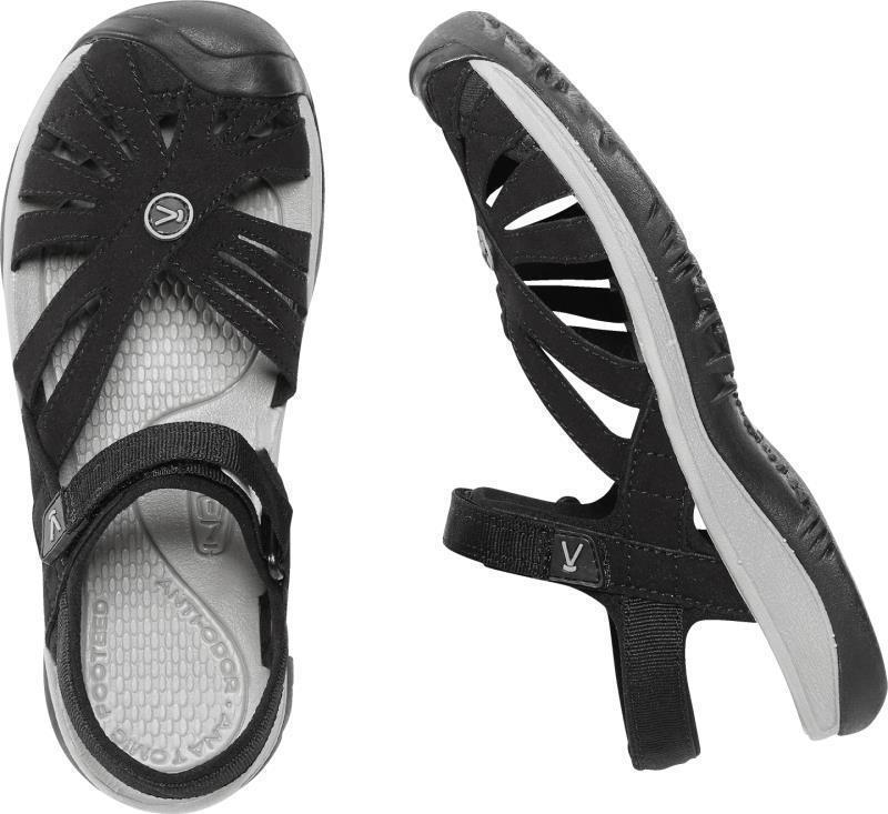 Rose Sandal - Womens - Black / Neutral Gray 8