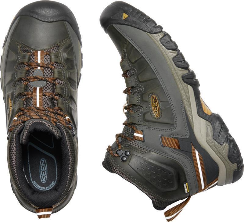 Targhee III Mid WP, Wide - Mens - black olive / golden brown 1