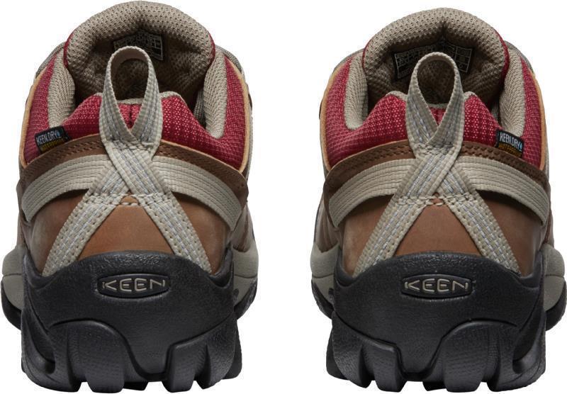 Targhee II WP - Womens - safari / merlot 1