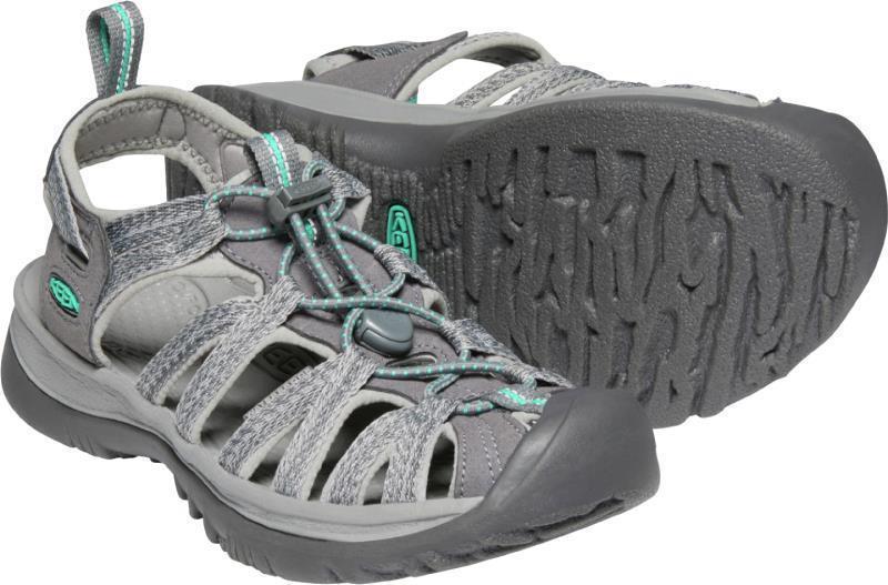 Whisper - Womens - Medium Grey / Peacock Green 4