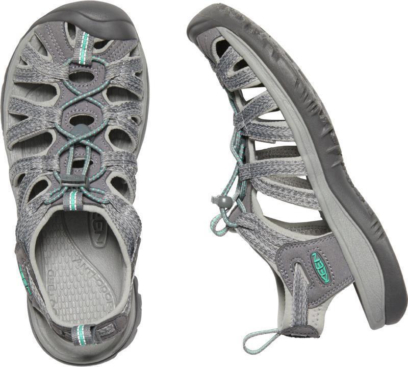 Whisper - Womens - Medium Grey / Peacock Green 5
