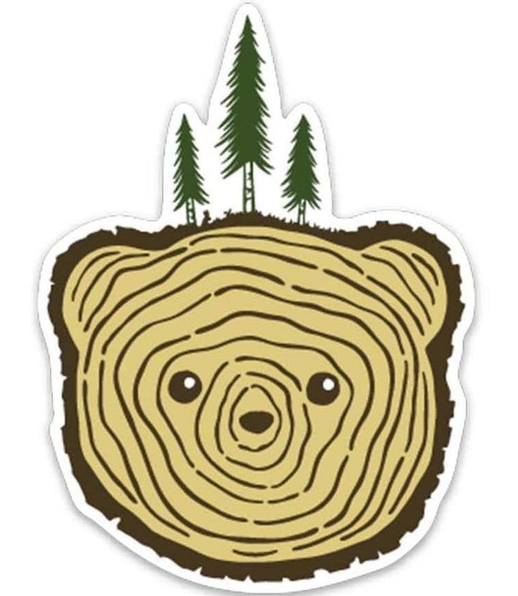 Bear Tree Sticker - Not Applicable 1