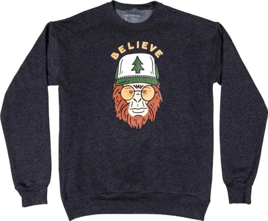 Clyde the Sasquatch Pullover - Unisex - Heather Dark Grey 1
