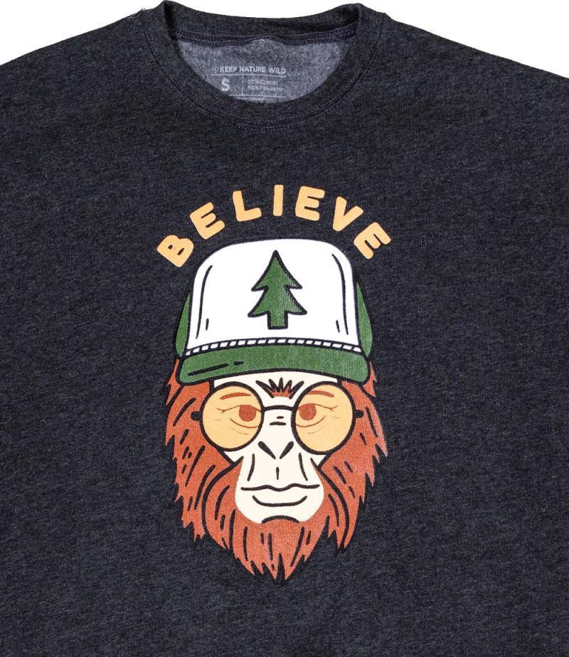 Clyde the Sasquatch Pullover - Unisex - Heather Dark Grey 2