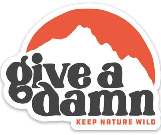 Give A Damn, Mountain Sticker - Not Applicable 1