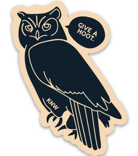 Give a Hoot Sticker - Not Applicable 1