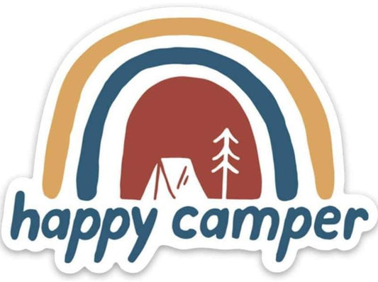 Happy Camper Sticker - Not Applicable 1