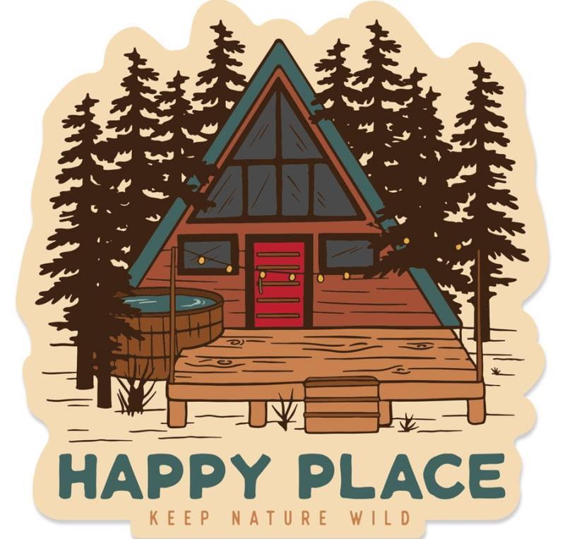 Happy Place Sticker - Not Applicable 1