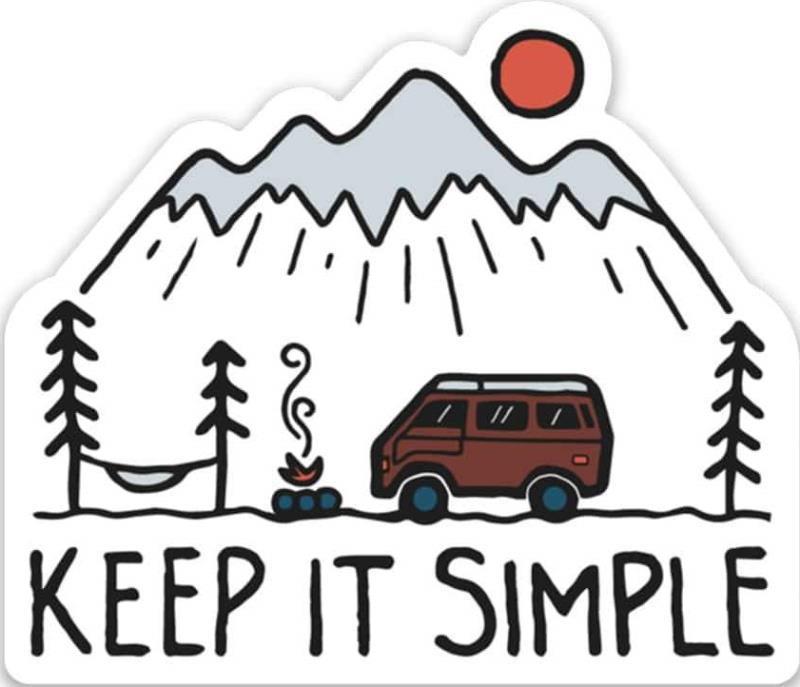 Keep It Simple Sticker - Not Applicable 1