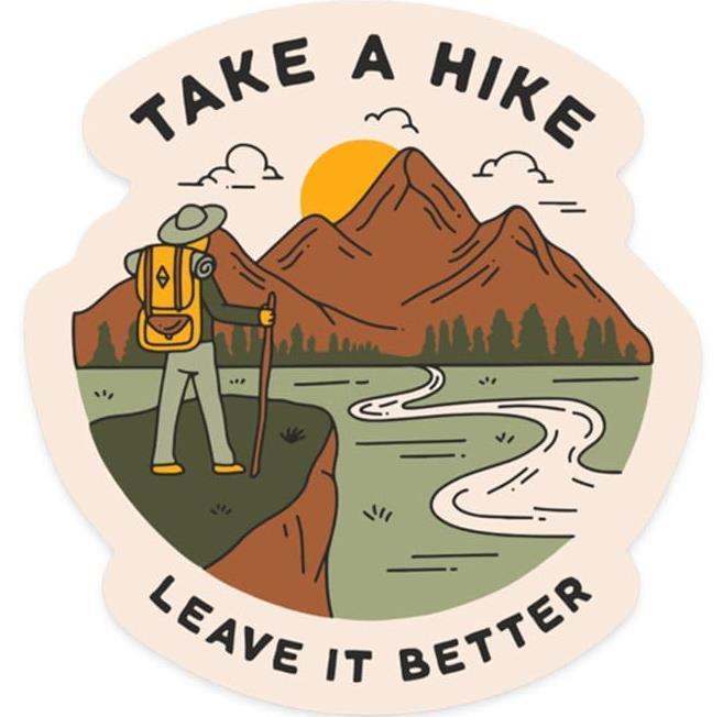 Take a Hike Sticker - Not Applicable 1