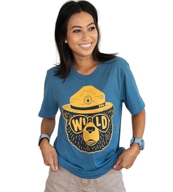 Wildbear Tee - Unisex - Glacier Blue 2