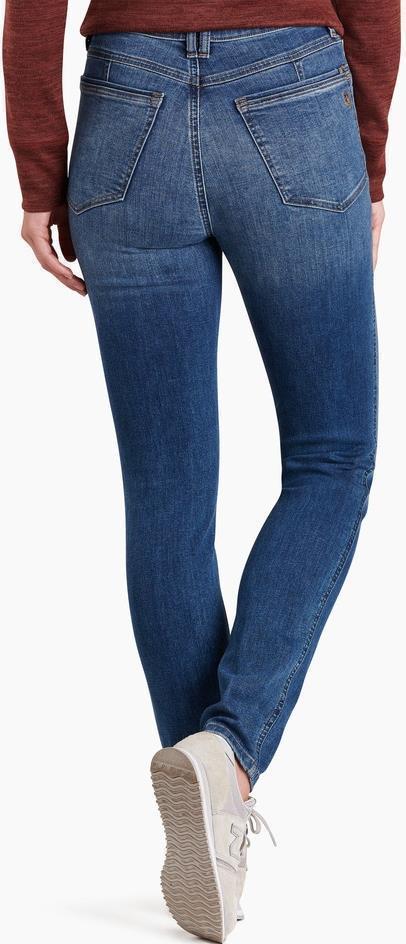 9" Kontour Flex Denim Skinny, Short - Womens - Vintage Blue 2