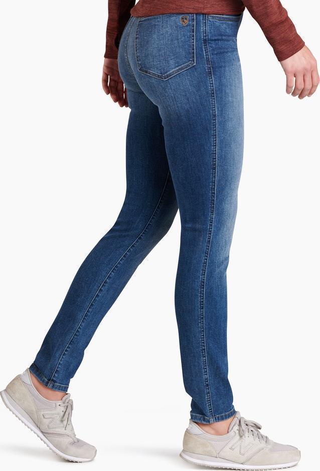 9" Kontour Flex Denim Skinny, Short - Womens - Vintage Blue 3
