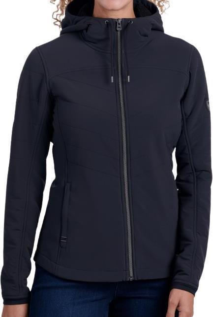 Aero Fleece Hoody - Womens - Blackout 1