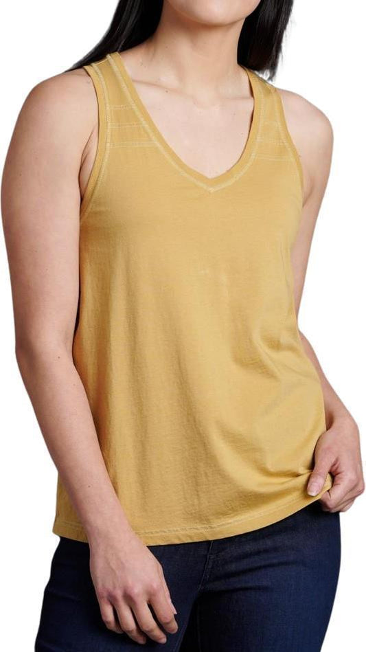 Arabella V-Neck Tank - Womens - Honey 1