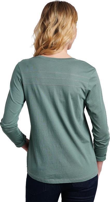 Arabella V Neck LS - Womens - Evergreen 2