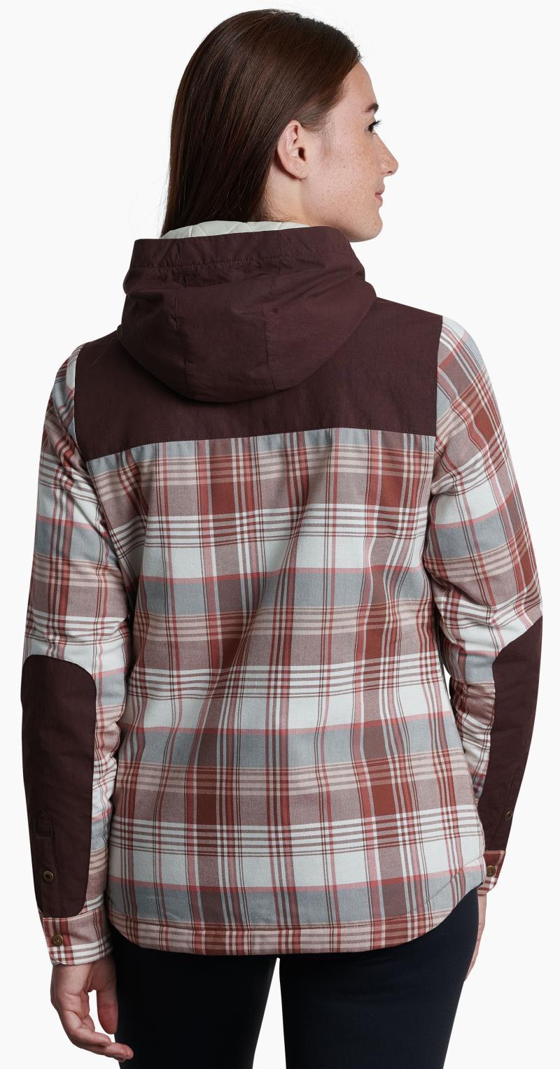 Artisan Hooded Shirt Jacket - Womens - cinnamon 1