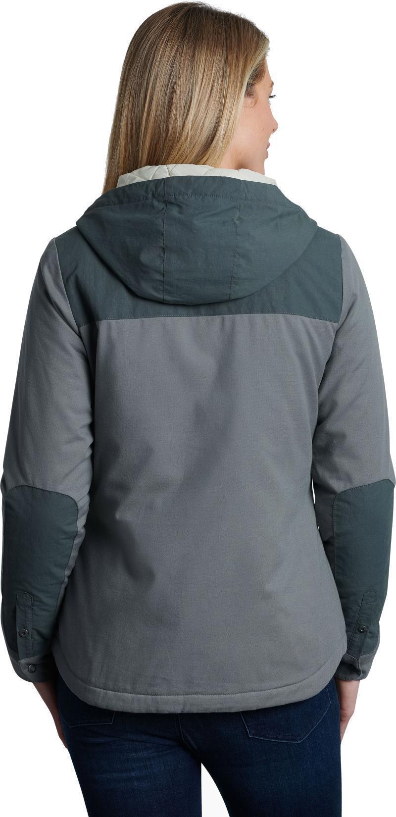Artisan Hooded Shirt Jacket - Womens - sagebrush 1