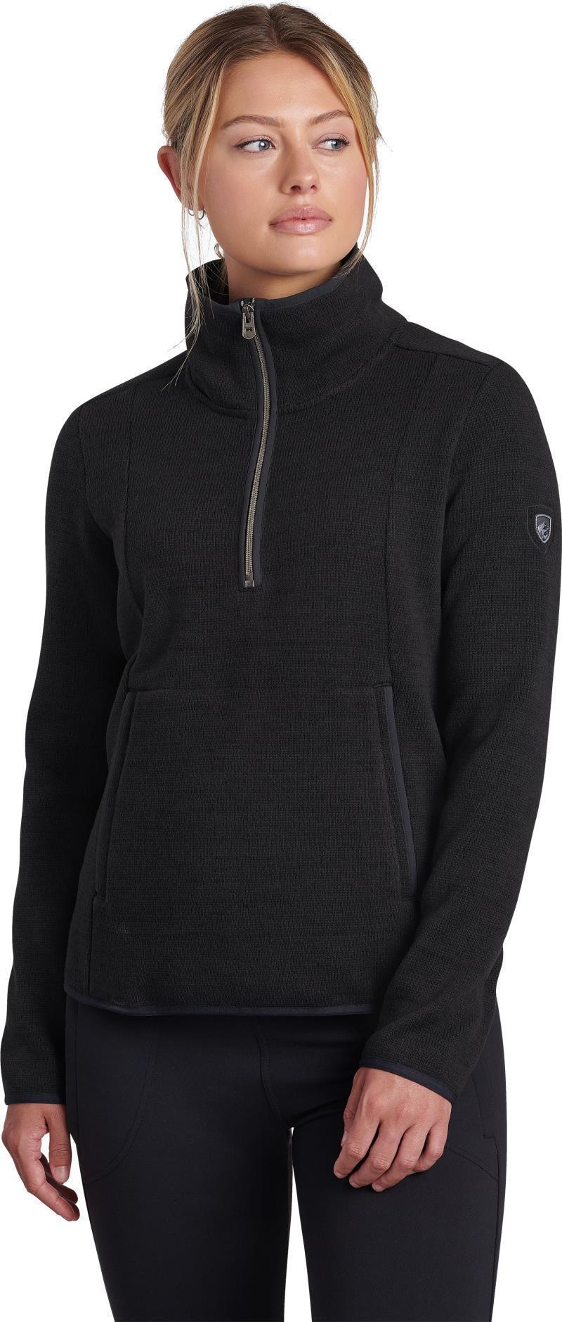 Ascendyr 1/4 Zip - Womens - Black 1
