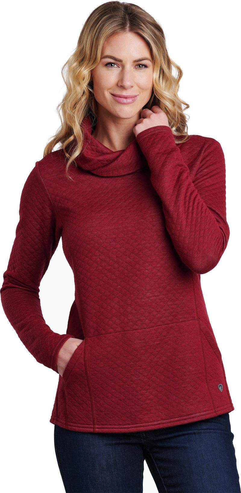 Athena Pullover - Womens - Cardinal 1