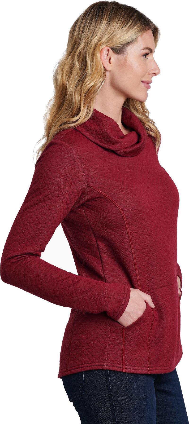 Athena Pullover - Womens - Cardinal 3