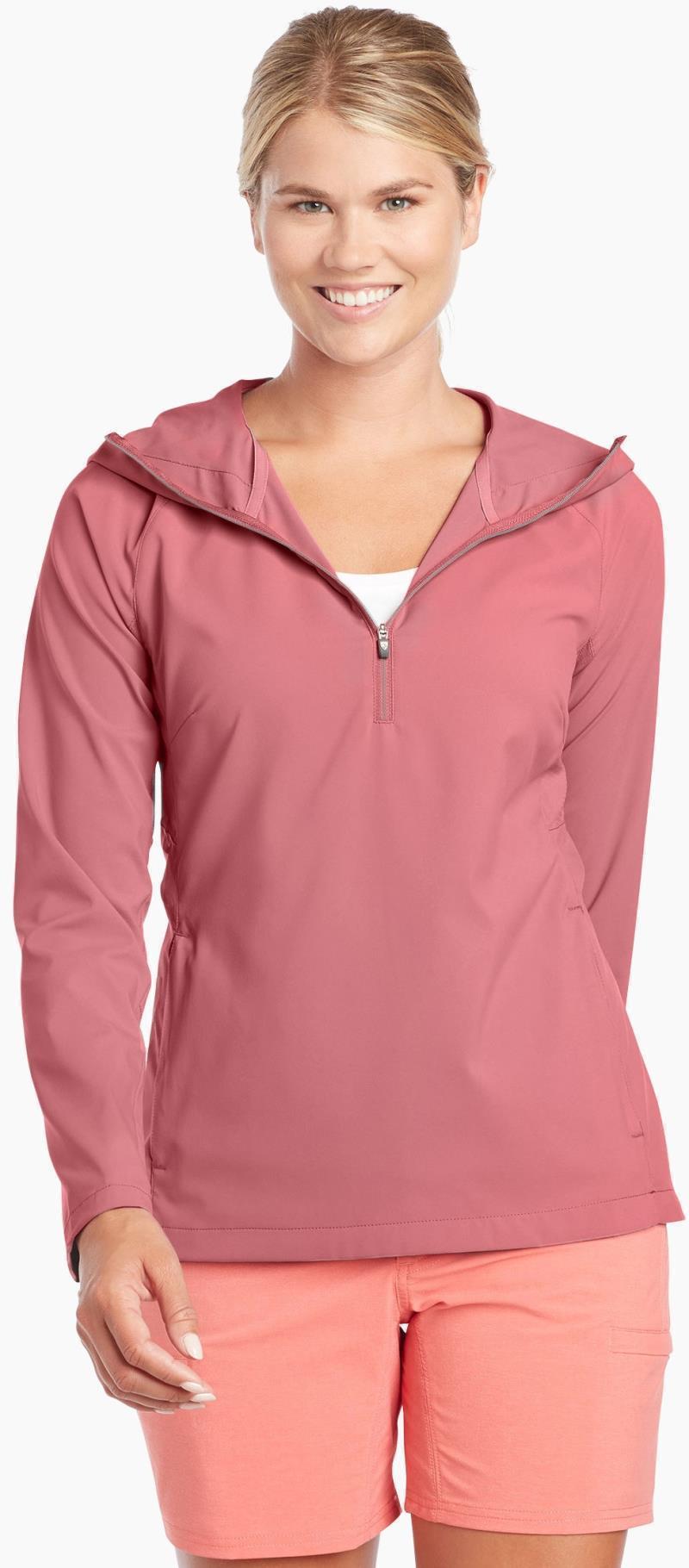 Bandita 1/2 Zip Pullover - Womens - Desert Pink 1