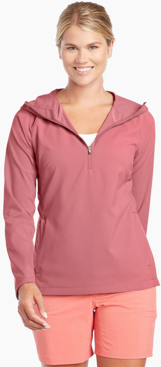 Bandita 1/2 Zip Pullover - Womens - Desert Pink 1