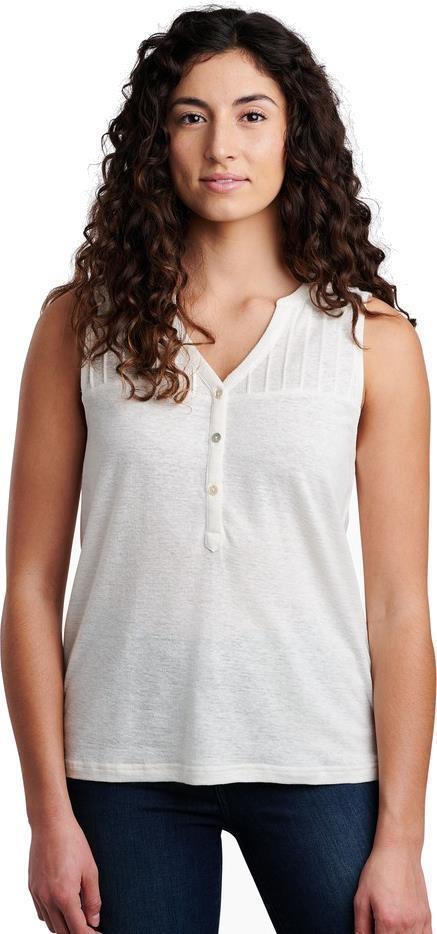 Brisa Tank - Womens - Ivory 1