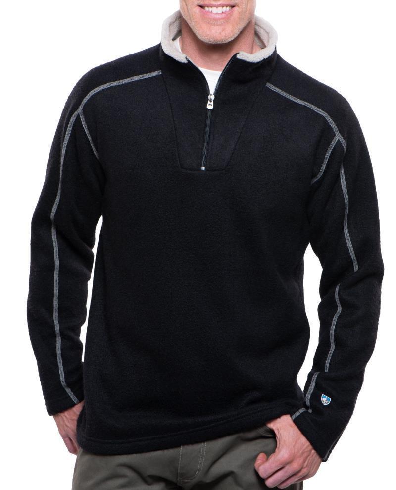 Europa 1/4 Zip - Mens - Black 1