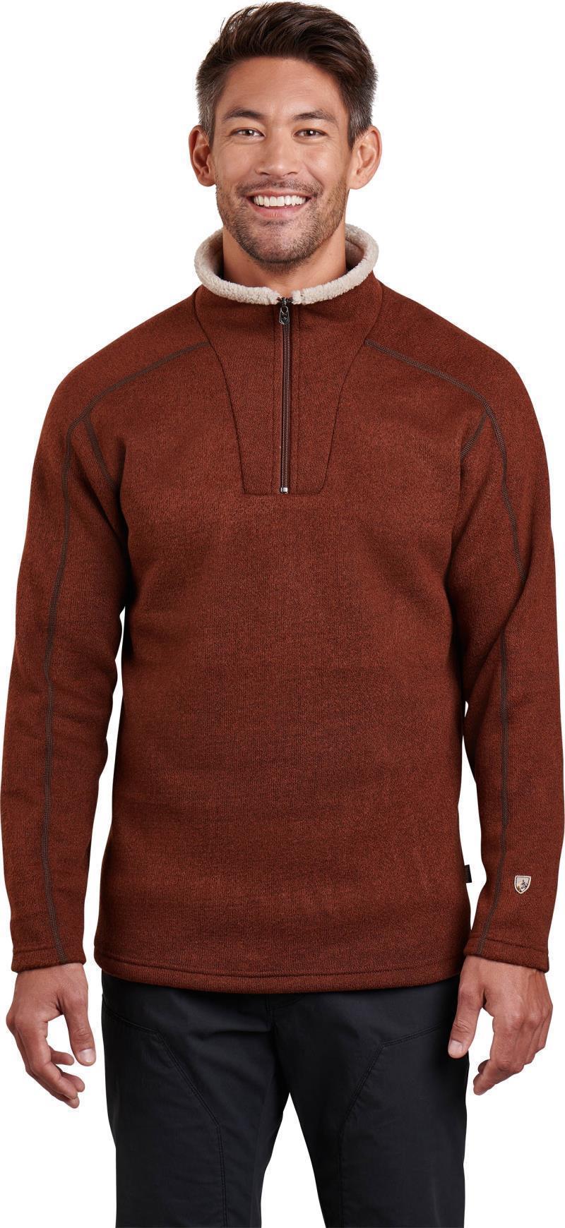 Europa 1/4 Zip - Mens - Red Rock 1