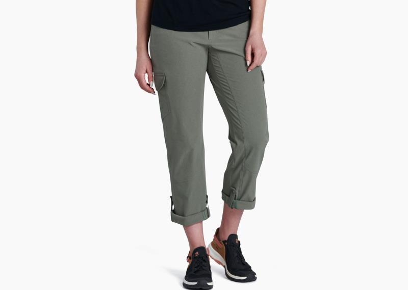 Freeflex Roll-Up Pants, 32" Inseam - Womens - Sage 1