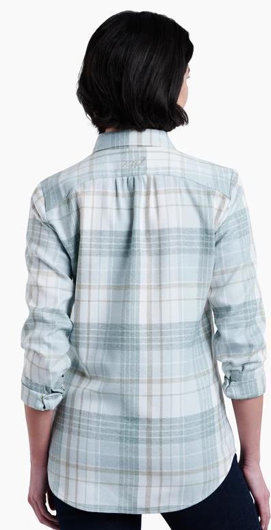 Kamila Flannel - Womens - Evergreen 2