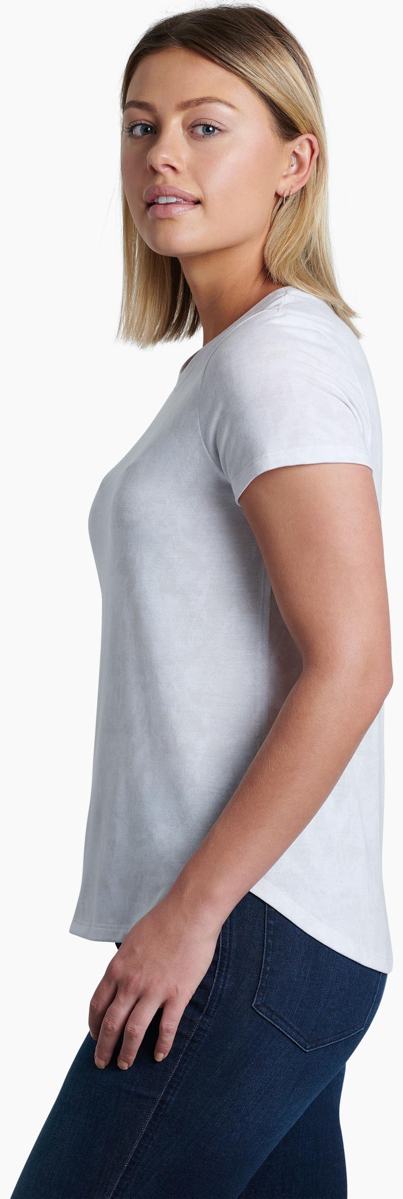 Konstance SS - Womens - White Print 2