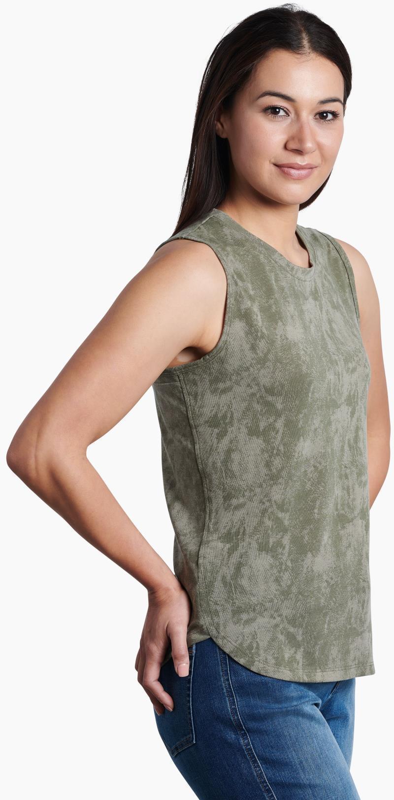 Konstance Tank - Womens - Sage Print 2