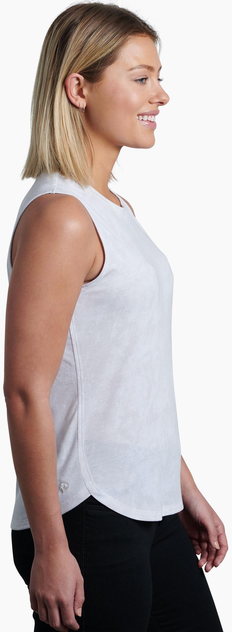 Konstance Tank - Womens - White Print 2