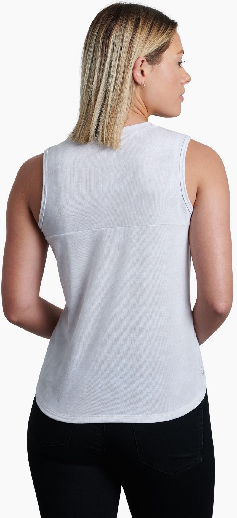 Konstance Tank - Womens - White Print 3