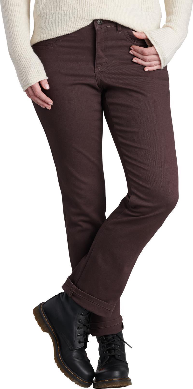 Kontour Straight Pants, Short - Womens - Kalamata 1