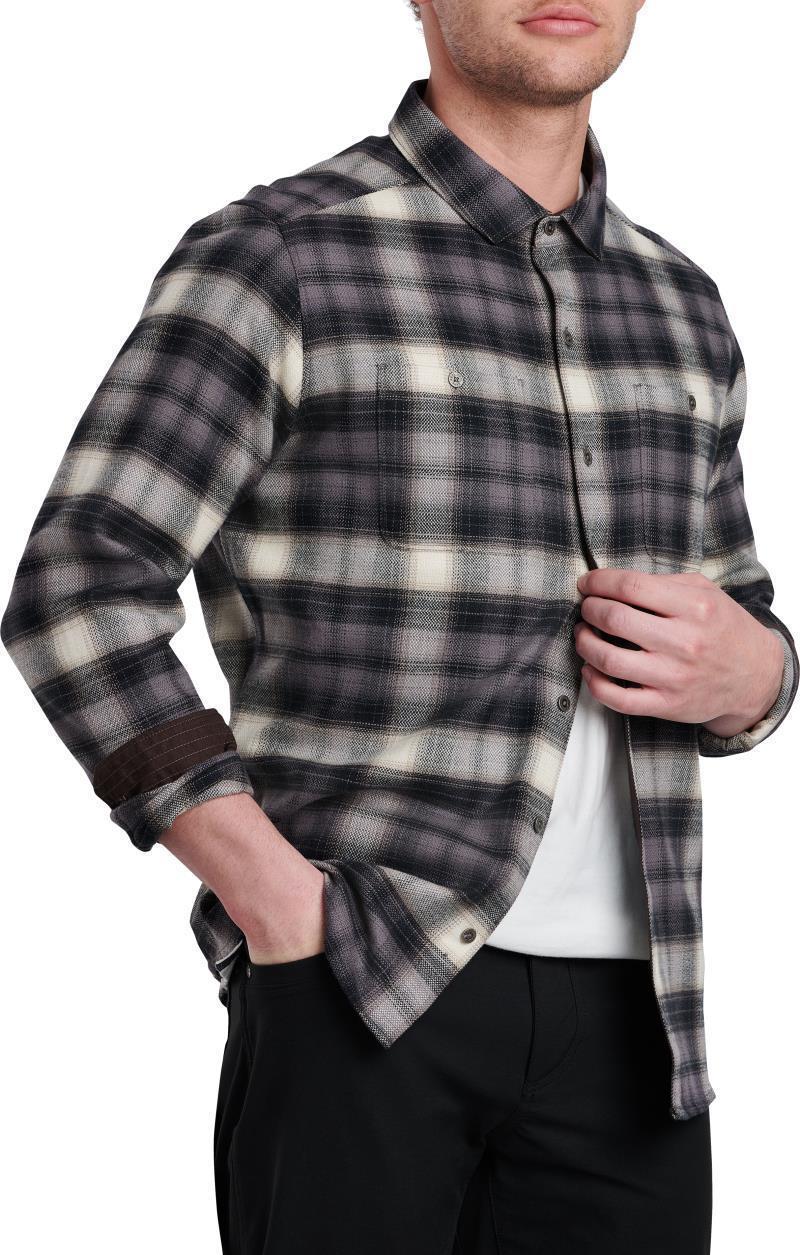 Law Flannel LS - Mens - Black Sand 3