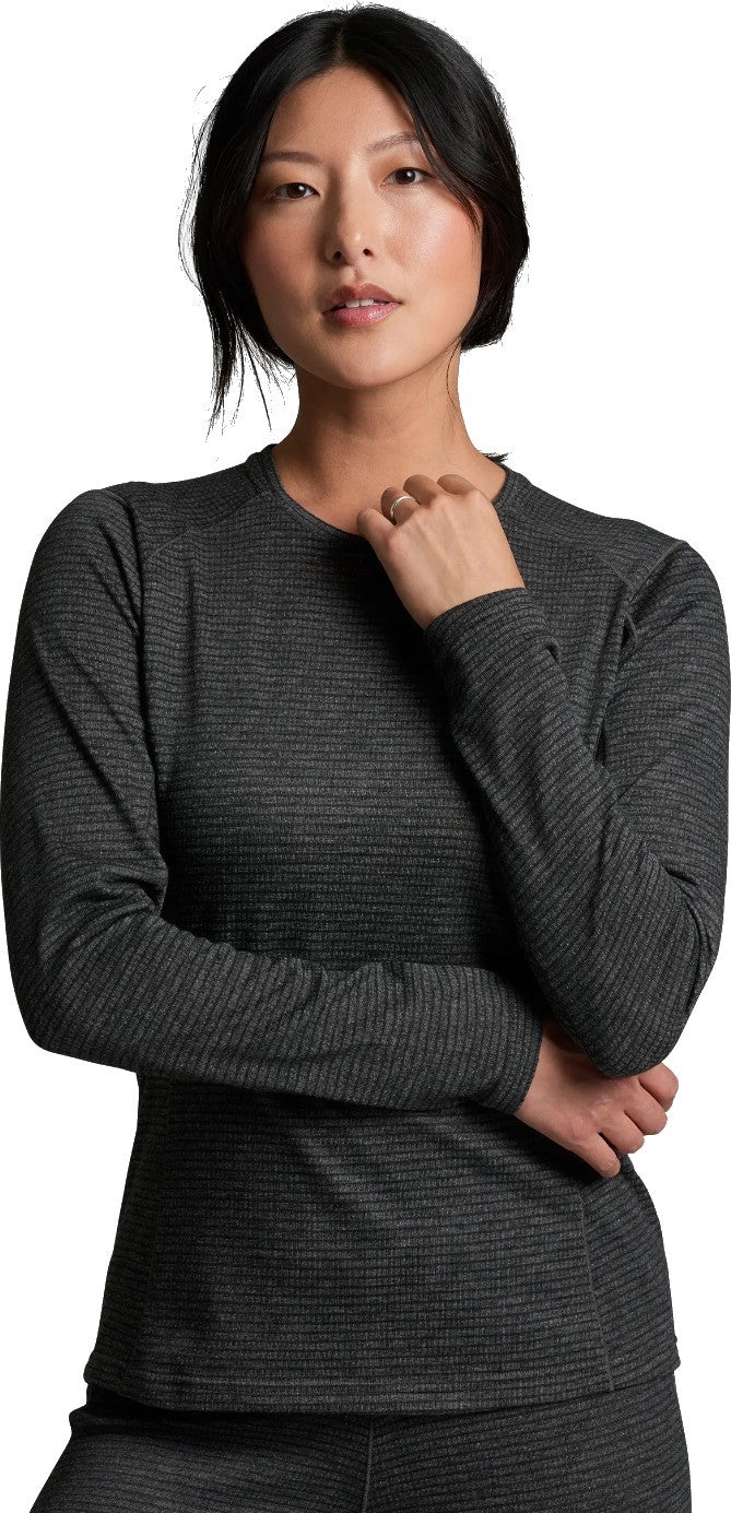 Reactiv Lite Grid Crew - Womens - carbon 1