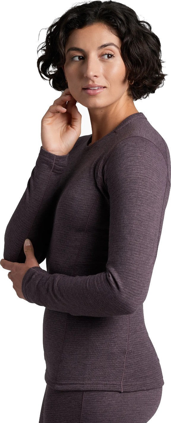 Reactiv Lite Grid Crew - Womens - winter berry 1