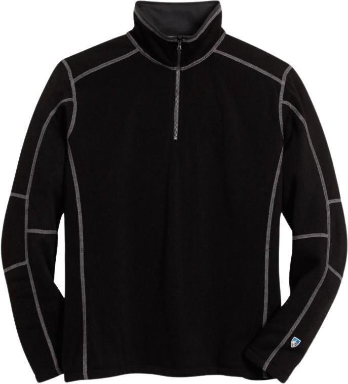 Revel 1/4 Zip - Mens - Black Thunder 1