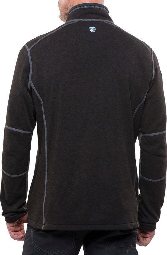 Revel 1/4 Zip - Mens - Charcoal / Olive 2