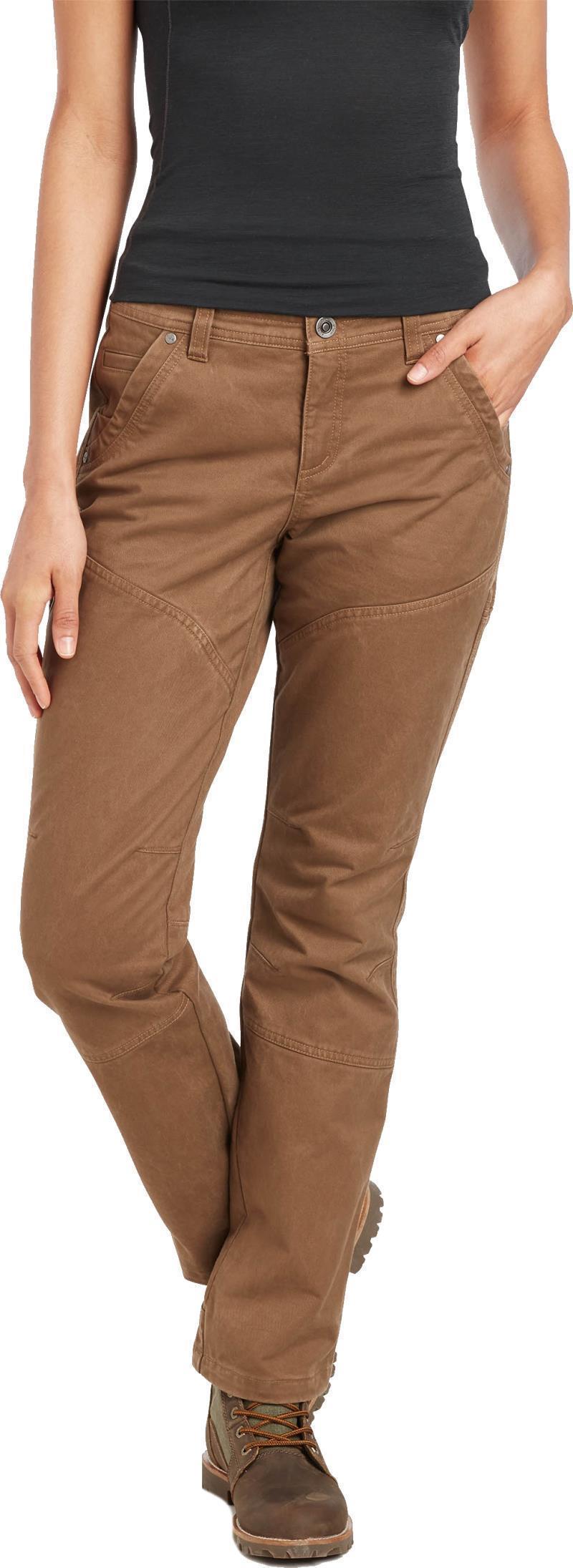 Rydr Pants, 34" Inseam - Womens - Dark Khaki 1
