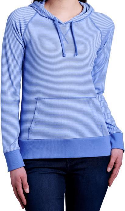 Stria Pullover Hoody - Womens - Blue Iris 1